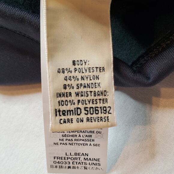 L.L. Bean Women's Size SP PrimaLoft ThermaStretch Fleece Pants Black 506192 - Picture 8 of 8